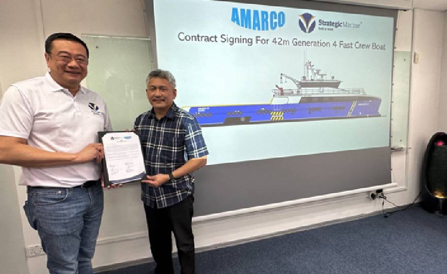 Amarco selects Strategic Marine as preferred builder for new fast crew boat